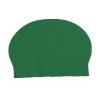Green Latex Swim Cap